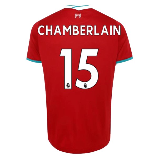 Camiseta Liverpool NO.15 Chamberlain 1ª Kit 2020 2021 Rojo